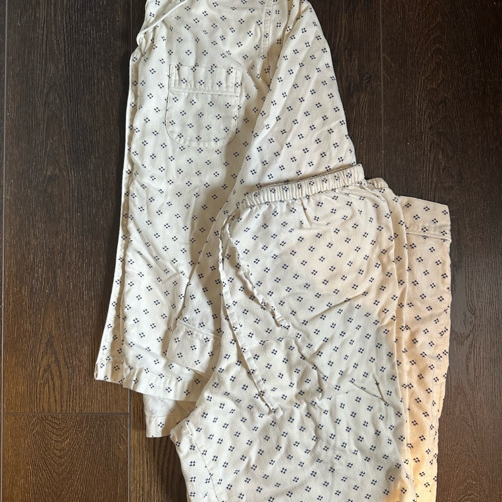 L.L. Bean Vintage Flannel Cotton Pajama Set